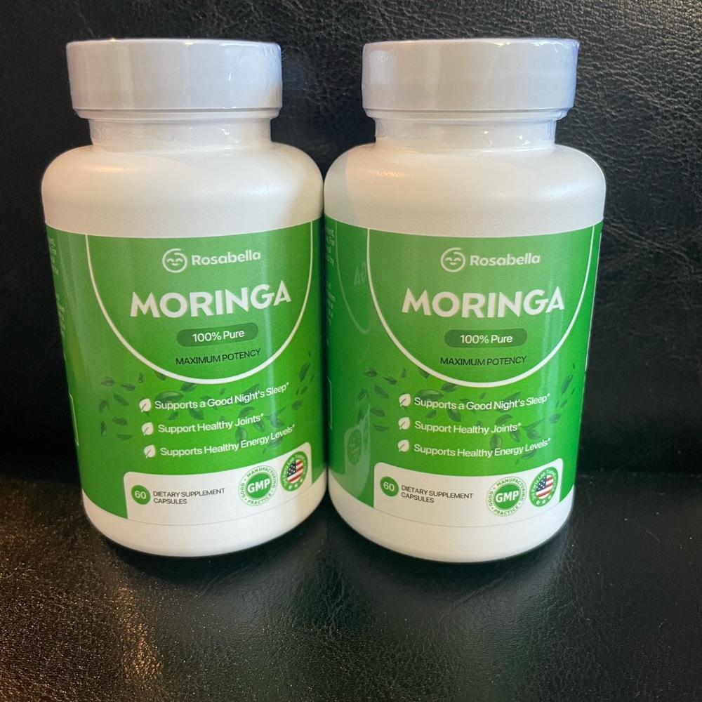 NEW Rosabella Moringa Supplement 2 Bottles